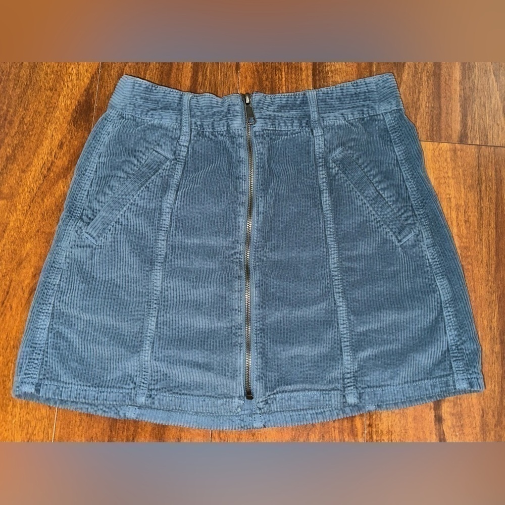 American Eagle Hi-Rise A-Line Corduroy Skirt